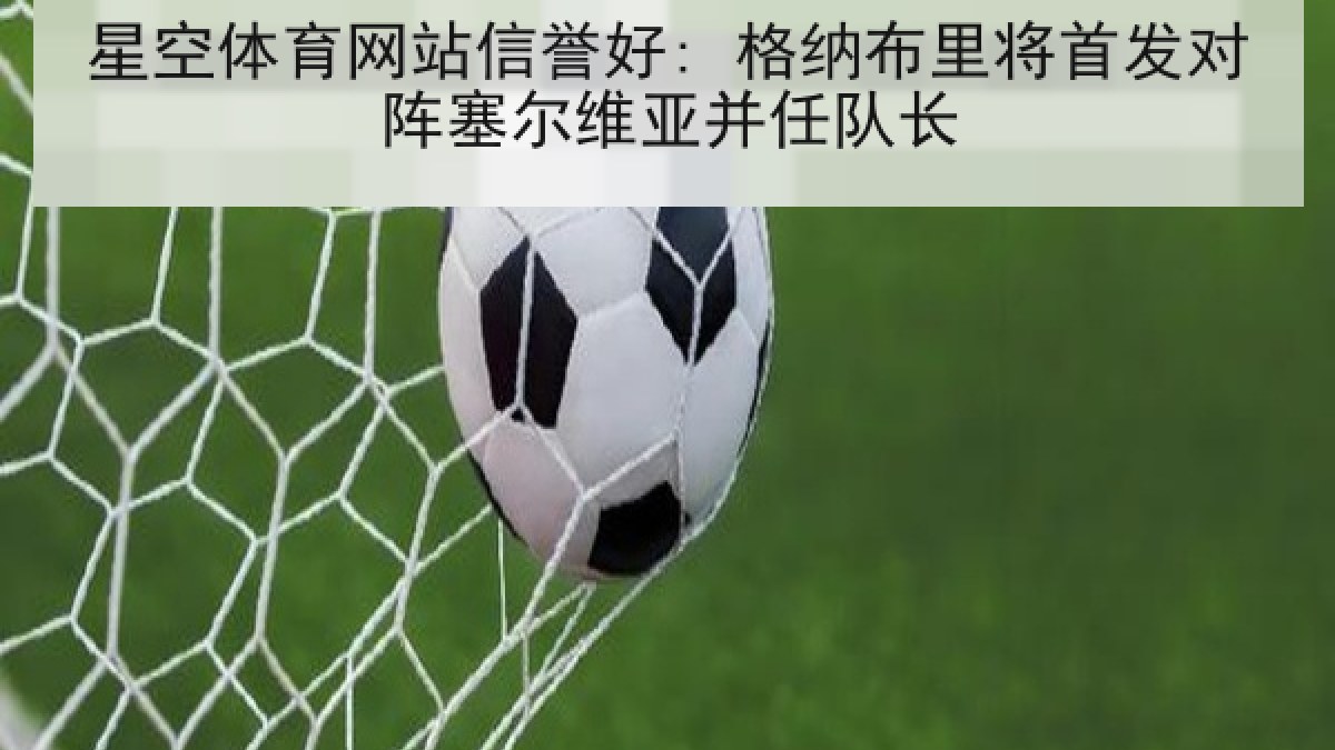 星空体育网站信誉好: 格纳布里将首发对阵塞尔维亚并任队长 星空体育网站信誉好: 格纳布里将首发对阵塞尔维亚并任队长